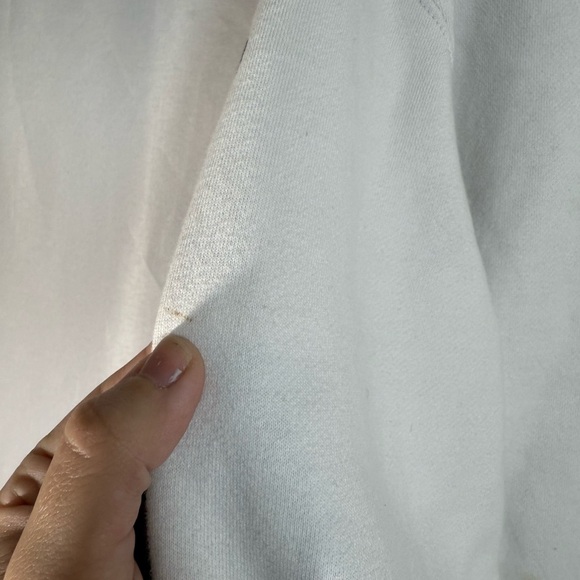 Vintage Disney x Coca-Cola Hoodie Disney World Mickey Mouse White Pullover S/M - Picture 6 of 7